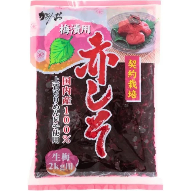카미오 일본 아카 시소 즈케 츠케모노 500g, 한 봉지, 1개