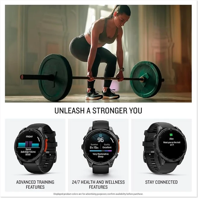 Garmin 가민 페닉스 8 사파이어 AMOLED 47mm 010-02904-27 탄소 Gray 2024년 모델 아리가엔 골프, 블랙, 피닉스 8 사파이어