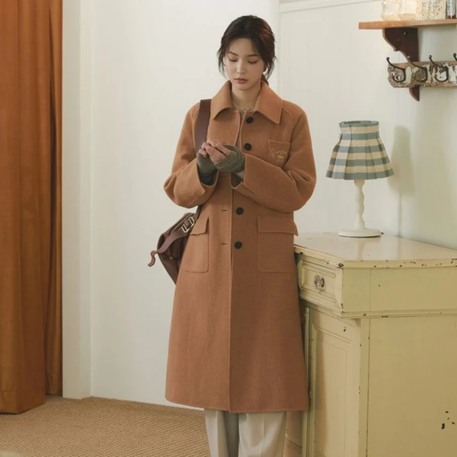 잇미샤 23 F/W 잇미샤 싱글 카라 핸드메이드 코트 ITNBZHL660