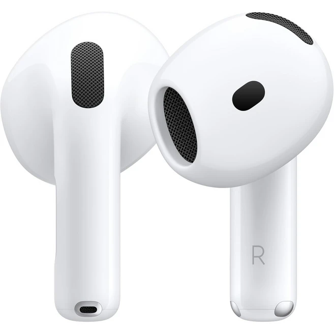 애플 에어팟 4세대 Apple AirPods 4 액티브 노이즈 캔슬링 블루투스 무선 이어폰 헤드폰 이어버드, 하양, 액티브 노이즈 캔슬링 기능 포함