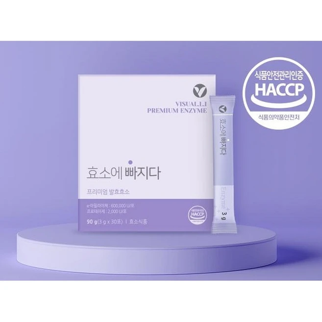 효소에빠지다 특허 효소 유산균 곡물발효 효소 3gX30포 (유통기한 25년 5월 2일까지), 90g, 1박스