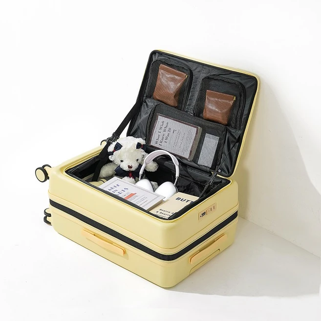 YANGTA [3년무상AS] 전면 오픈 대용량 휴대용 확장 가능한 캐리어 기내용 캐리어