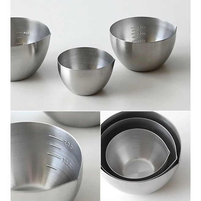 일본 카지동야 스텐 원형 믹싱볼 소스 스텐볼, 1개, 단품