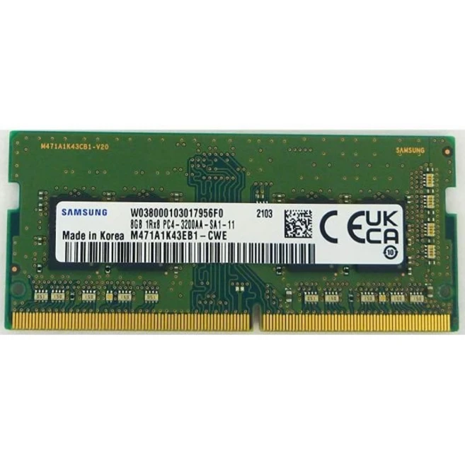 SpotMarket 8GB DDR4 3200MHz PC4-25600 1.2V 1Rx8 260핀 SODIMM 노트북 RAM 메모리 모듈 M471A1K43EB1-CWE