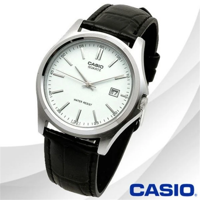 CASIO 카시오 MTP 1183E 7A 남성시계 가죽밴드 손목시계