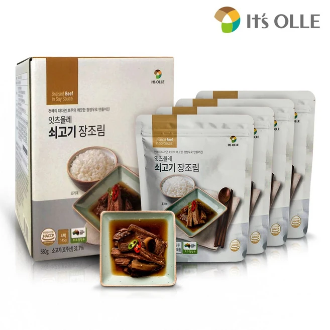 잇츠올레 쇠고기 장조림 145g (4팩), 8팩, 4개