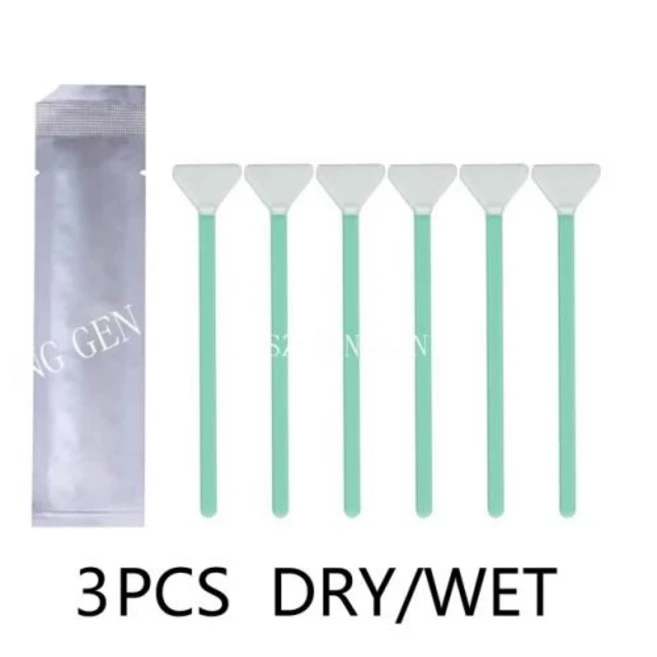 풀 프레임 CCD 센서 클리닝 키트 습식 및 건식 2in 1 CMOS 클리너 SWAB 캐논 니콘 소니 카메라 DSLR 카메라용 6 개, 1개