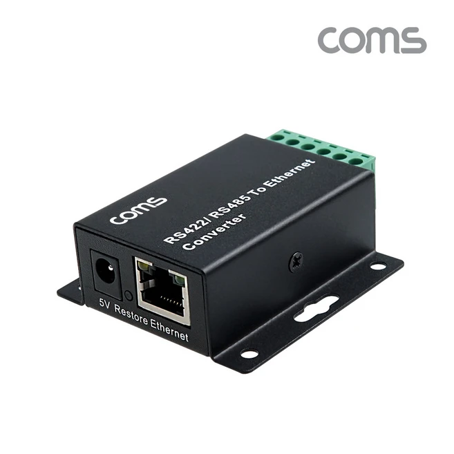 Coms WT581 RS422 RS485 이더넷(RJ45) 컨버터/디바이스 서버/RS422 485 장비를 TCP IP 기반의 이더넷 환경과 연결할수 있도록 설계, 본상품, 1개