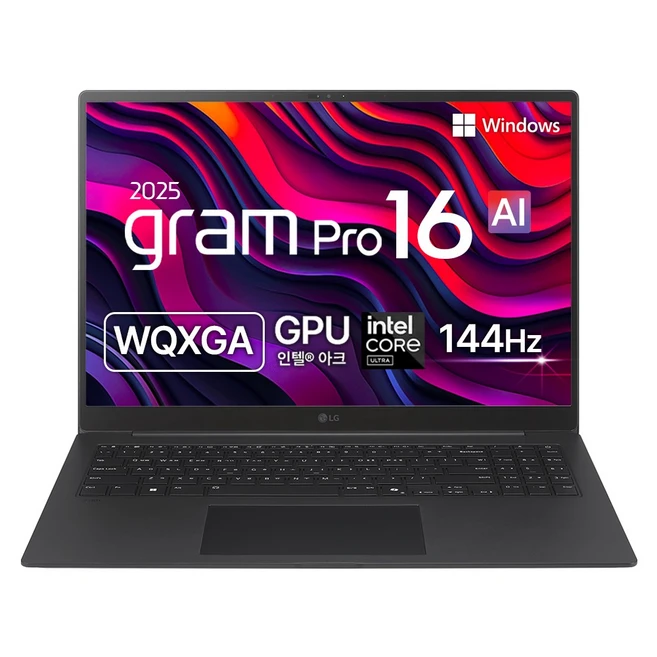 LG전자 2025 그램 프로 16 코어Ultra5 루나레이크, 메탈 그레이, 16Z90TS-GS56K, 256GB, 16GB, WIN11 Home