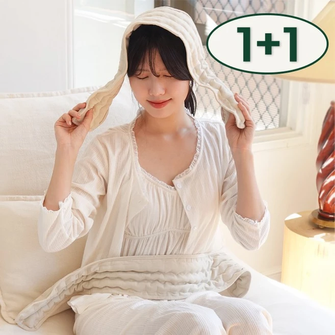 집앤콕 어깨 목 천연찜질팩 1+1, 집앤콕 찜질팩, 1세트
