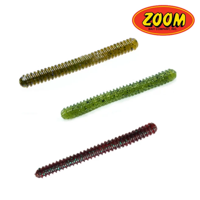 줌웜 ZOOM 더블링거 4인치 배스웜 배스루어, 052-054 Watermelon Red, 8g