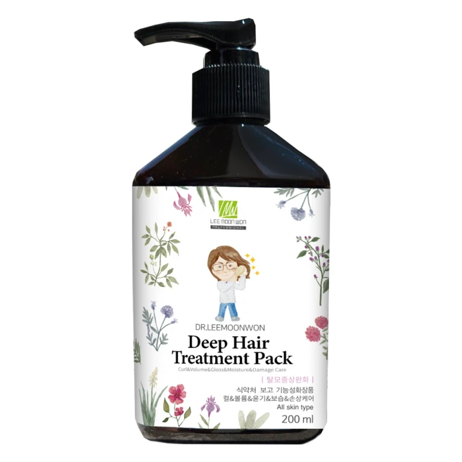 [이문원] 딥 헤어 트리트먼트 팩 (극손상헤어팩), 200ml, 1개