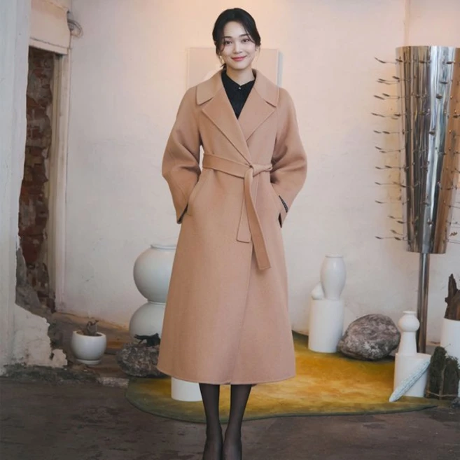 잇미샤 [24 F/W] 빅카라 캐시미어 블렌디드 핸드메이드 코트 ITOBZHL730