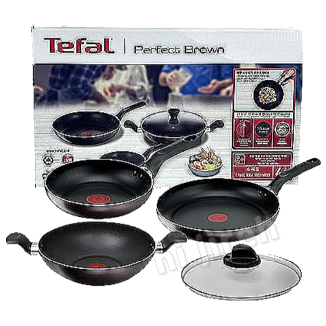 테팔 티타늄 1X 퍼펙트 브라운 4종세트, 1개