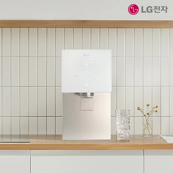 LG 퓨리케어 오브제컬렉션 얼음정수기 WD720R, 블랙