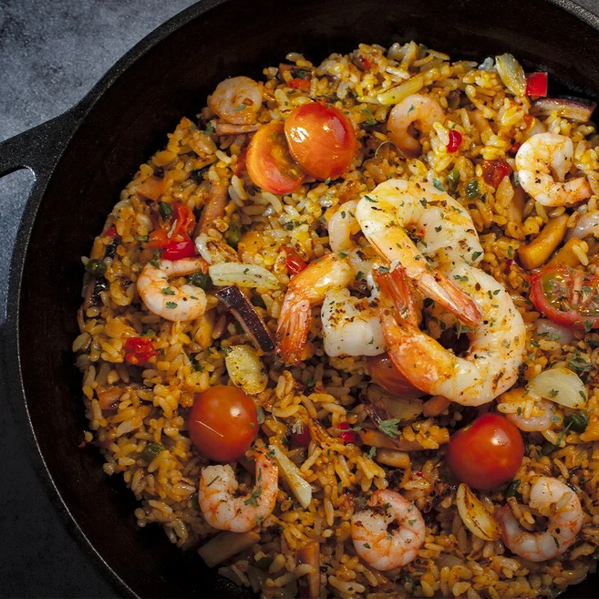 [카페이노스] 유로밥 스페인 볶음밥 해산물 빠에야 250g x 3팩, 3개