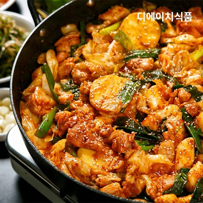 (당일발송)[세모정] 춘천식 수제 꿀닭 닭갈비 1kg, 2개
