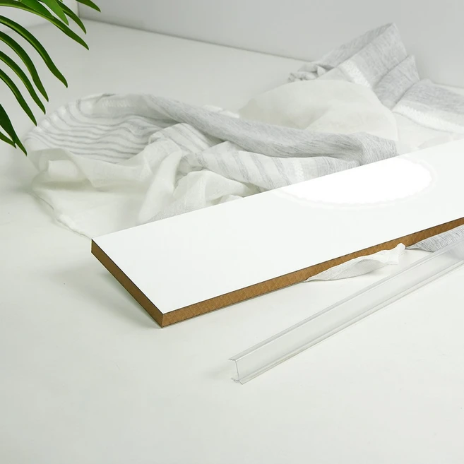 큐브프레임 싱크대걸레받이 교체 DIY 씽크대 몰딩 맞춤사이즈 주문제작, 루벤화이트