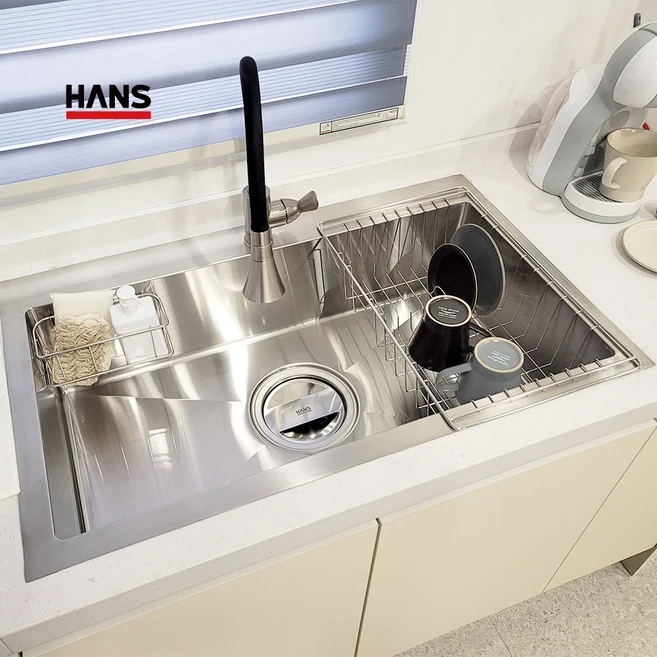 [EK] 한스 SQJP 850 프리미엄 리폼사각볼 사각싱크볼 씽크볼 풀세트, 지방 시공, 1세트