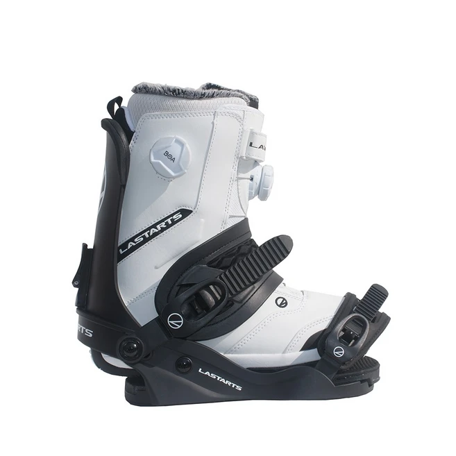 라스터츠 스노우보드 바인딩 LSB-601 / LASTARTS SNOWBOARD BINDINGS / 일본 REXXAM, 블랙 M(24.5-26.5), 1개