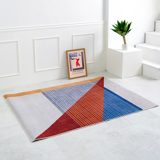 홈메이드 먼지없는 러그 단모 카페트 북유럽 거실 매트 90번