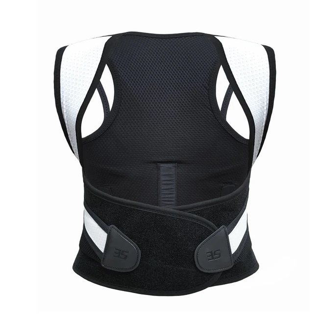 상상공간 심리스 바른자세 어깨밴드 바른 자세밴드, 화이트/M, 1개