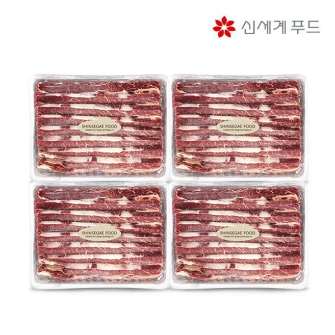 신세계푸드 LA갈비 꽃갈비 총4kg (1kg 4팩), 4개