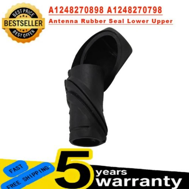 1Pair Antenna Rubber Seal Lower Upper for Mercedes W124 A124 C124 Limousine Coupe A1248270898 A12482