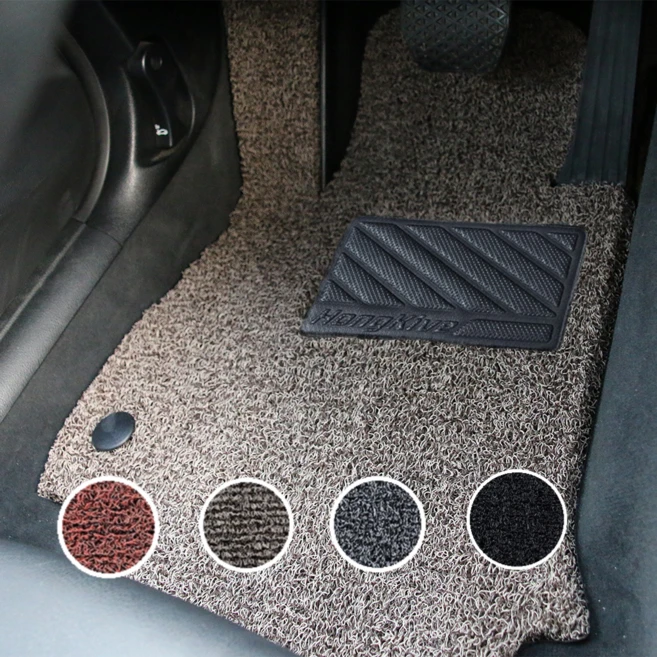 홍카이브 차량용 1+2열 코일매트 카매트 그랜저 XG TG HG IG 더뉴 GN7, 브라운, 그랜저TG LPG 동일