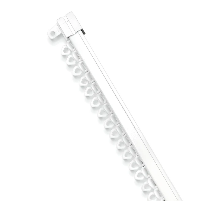 윈도우드레스 커튼레일 8자, 화이트, 240cm