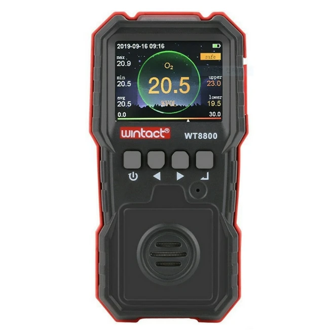 대동상사 4종 복합가스측정기 WT-8811 + 수동펌프 set O2 H2S CO CH4 맨홀검사 위험지역 작업시, 1개