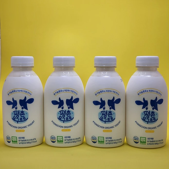 평촌요구르트 대용량 500ml, 16병, 500g