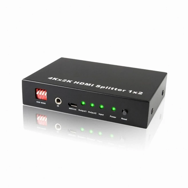 넥스트 정품 NEXT-HD102SP4K 1:2 HDMI 모니터 영상 분배기 고해상도 4K UHD, 1개