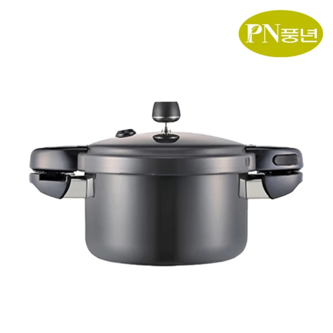 PN풍년 국산 10인용 압력솥 5.5L / 블랙펄 뉴 압력밥솥 대용량 대형 누룽지 가마솥 솥밥 돌솥 스텐 가정용, 상세 설명 참조, 1개