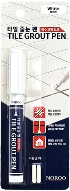 노루페인트 노루 타일 줄눈 펜 화이트, 1개