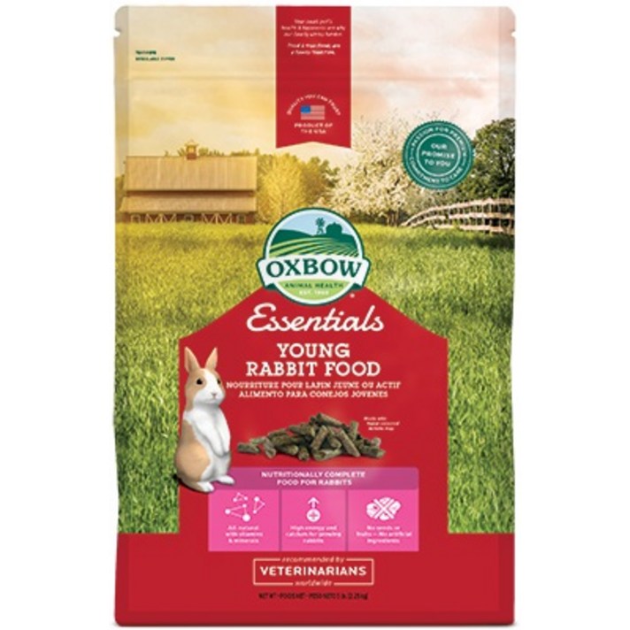 옥스보우 토끼 알파파 펠렛 5lb, 2.27kg, 1개