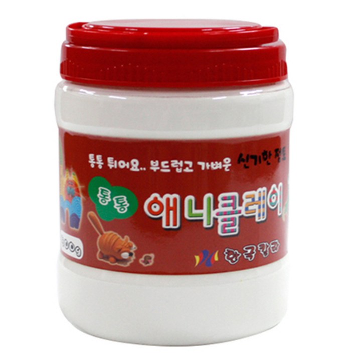 애니클레이 버켓, 흰색, 500g