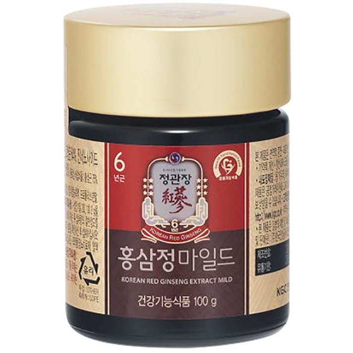 정관장 홍삼정마일드 농축액 + 쇼핑백, 100g, 1개