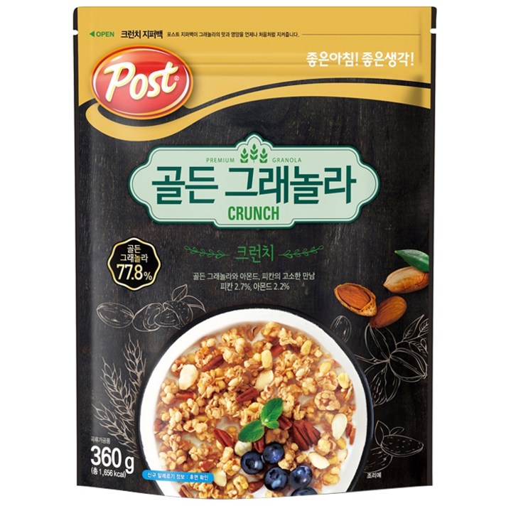 포스트 골든 그래놀라 크런치 시리얼, 360g, 1개