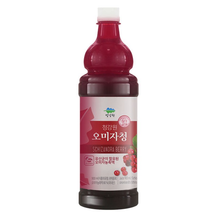 조은약초 국내산 오미자 농축액, 900ml, 1개