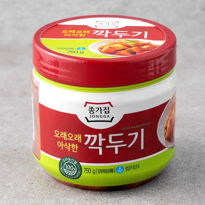 종가집 깍두기, 750g, 1개