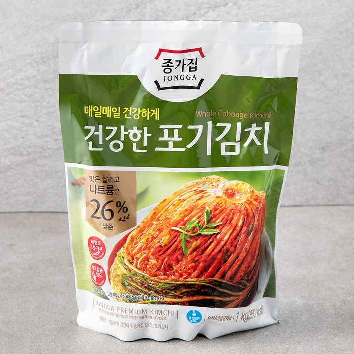 종가집 건강한 포기김치, 1kg, 1개