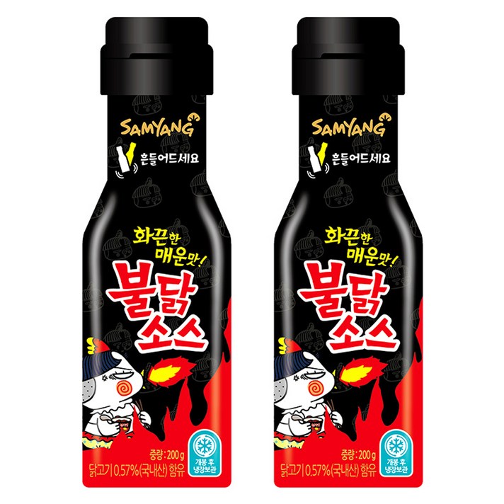 삼양 불닭소스, 200g, 2개