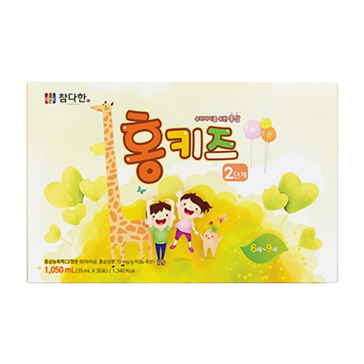 참다한 홍키즈 2단계 홍삼진액 30p, 1050ml, 1개