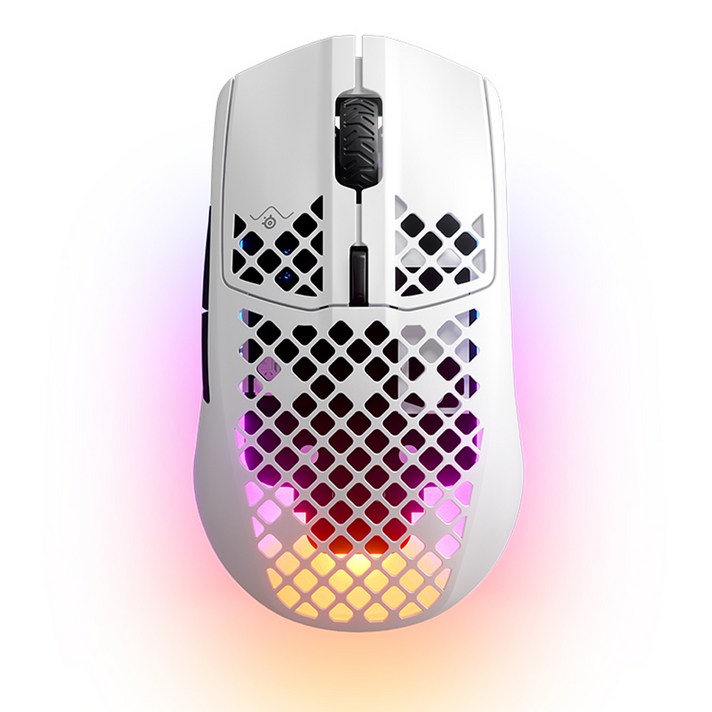스틸시리즈 초경량 무선 게이밍 마우스 AEROX 3 WIRELESS SNOW, 혼합색상