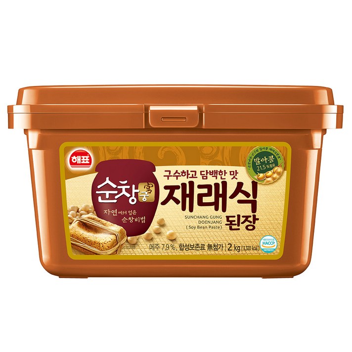 해표 순창궁 재래식 된장, 2kg, 1개