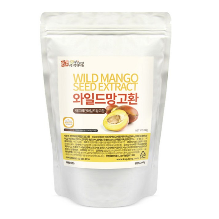 갑당약초 아프리칸 와일드망고 환 실속형, 200g, 1개