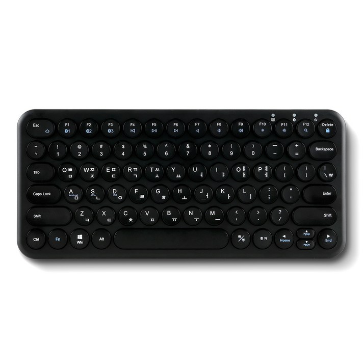 아이노트 퓨전에프앤씨 블루투스 키보드, X-KEY 38BT, 블랙