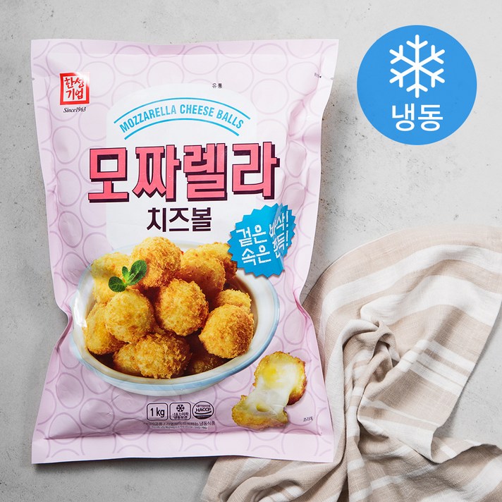 한성기업 모짜렐라 치즈볼 (냉동), 1kg, 1개