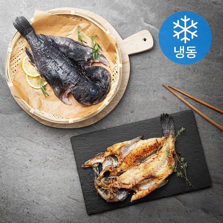 사랑해어 손질 구이용 우럭 (냉동), 500g, 1개